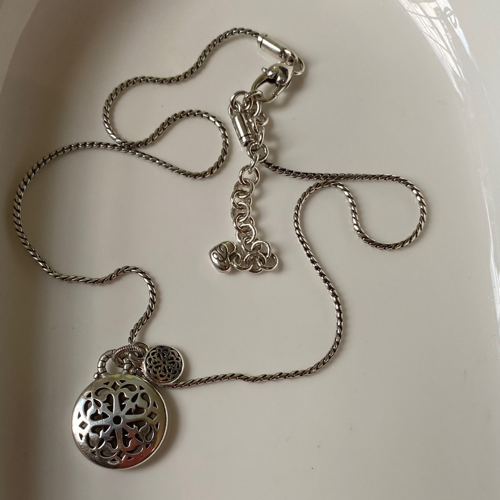 Brighton’s Silver Ferrara Petite dual Pendant Necklace - Picture 4 of 6